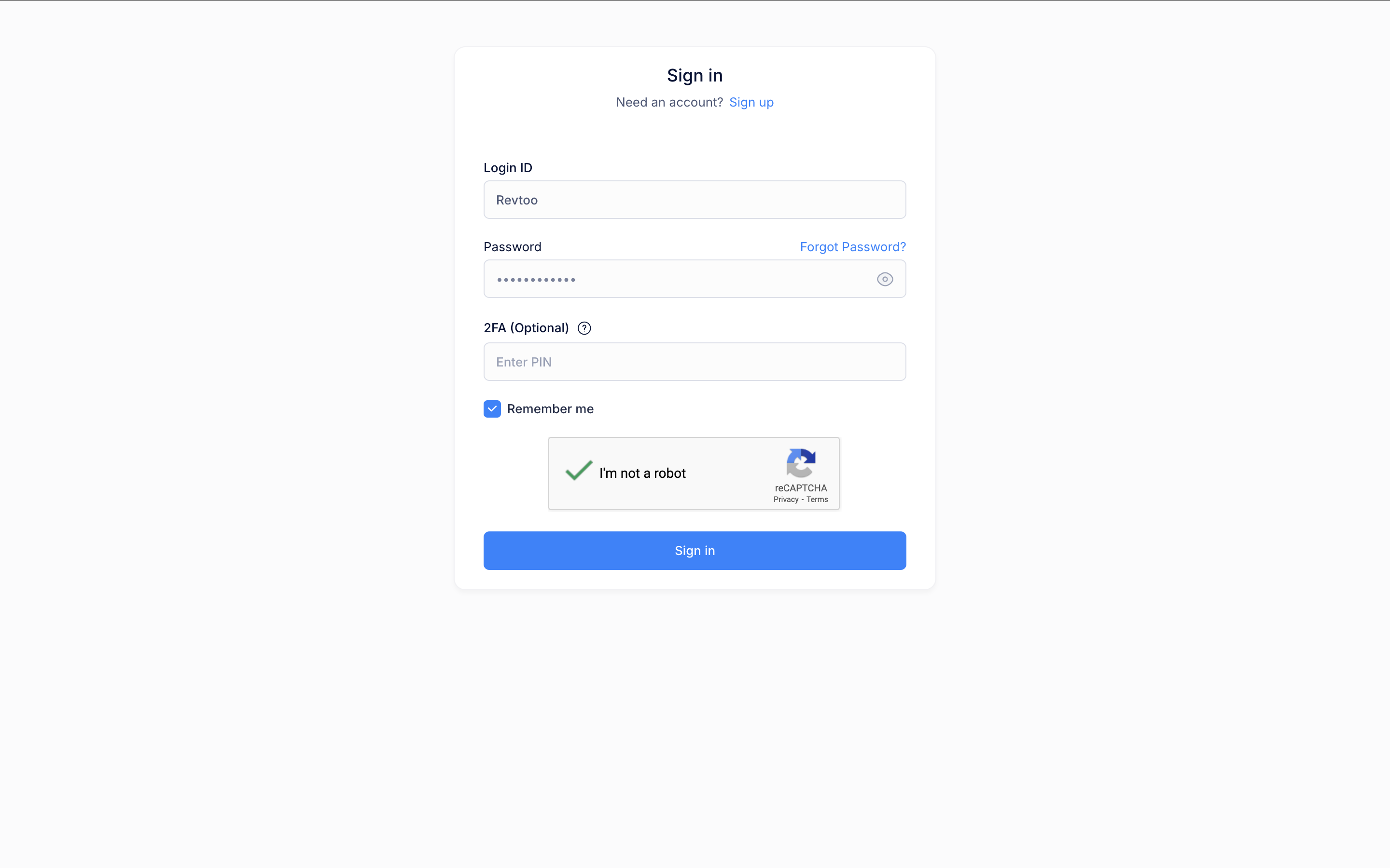 Login Page